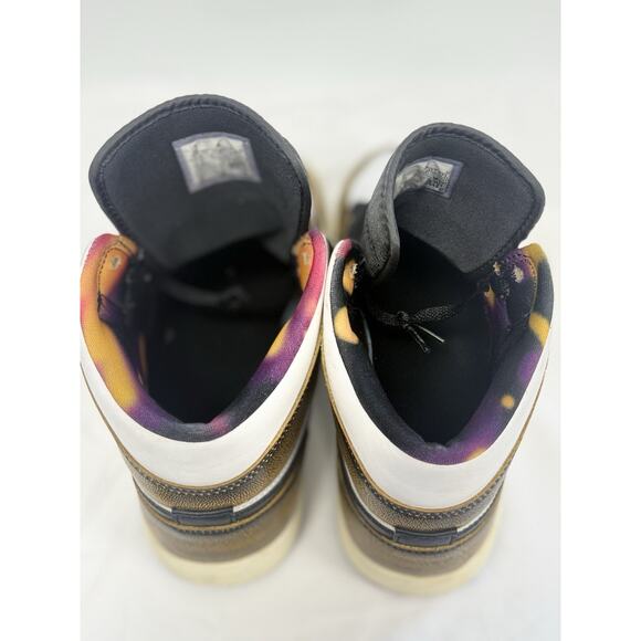 Air Jordan 1 Mid SE Black/Taxi-White-Sail – Size 10M – - Picture 5 of 8